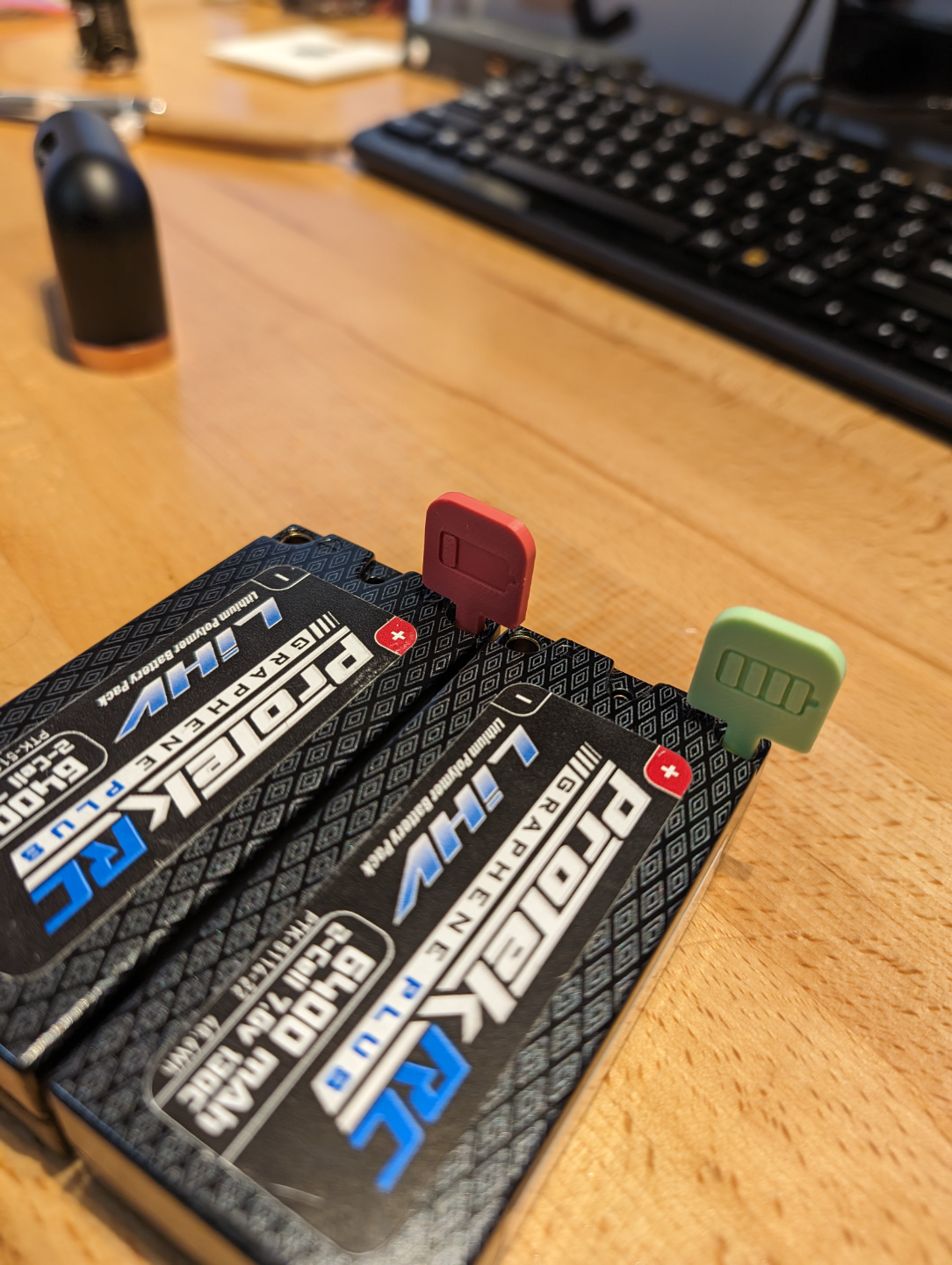 Lipo battery markers  (4mm, 5mm)