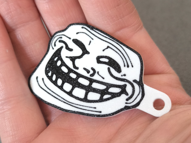 Troll Keychain meme