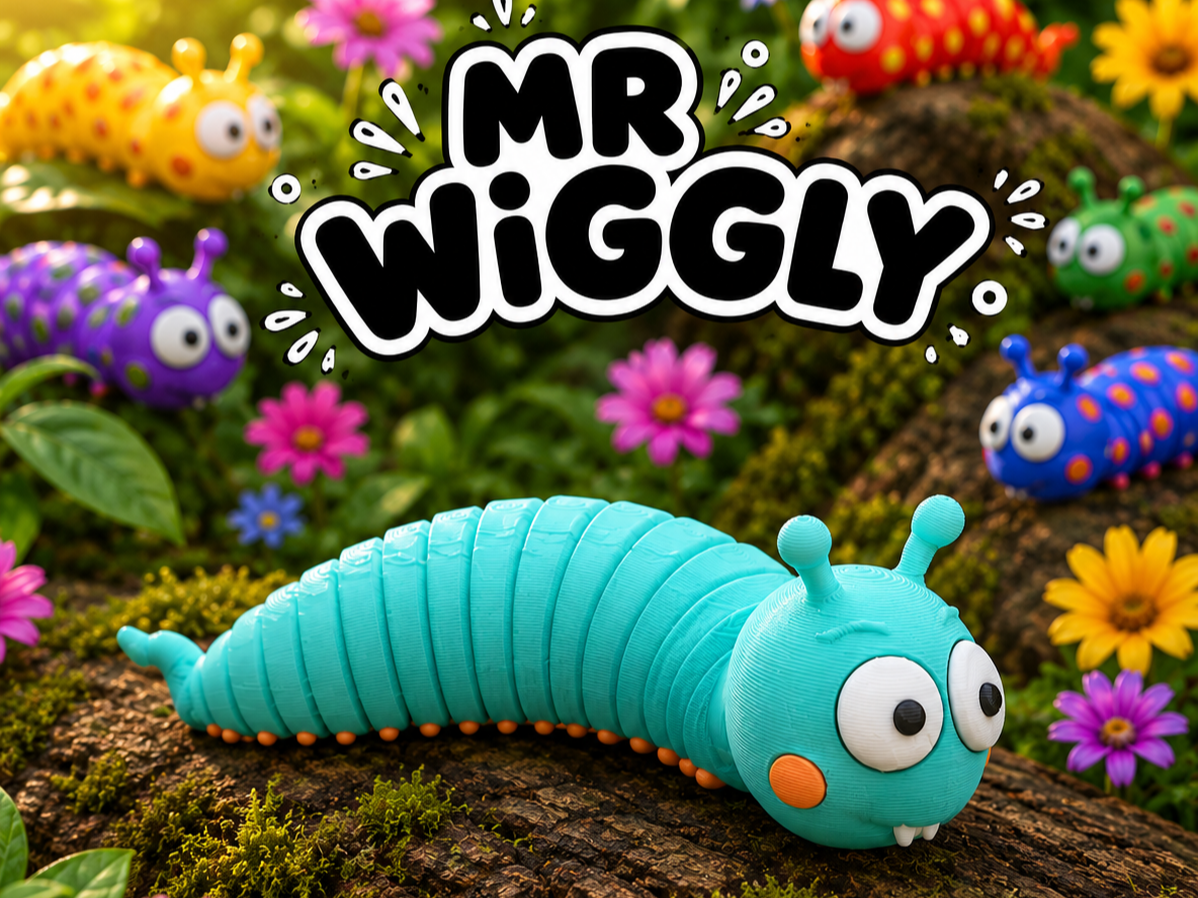 MR. WIGGLE - Articulated Flexible Caterpillar