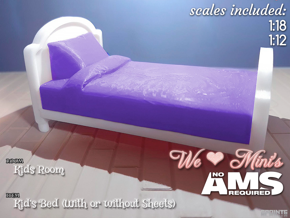WLM - Kid's Bed with 2 Mattresses