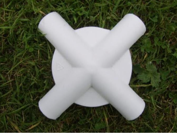 PVC Cross Connector 90* 16mm hub