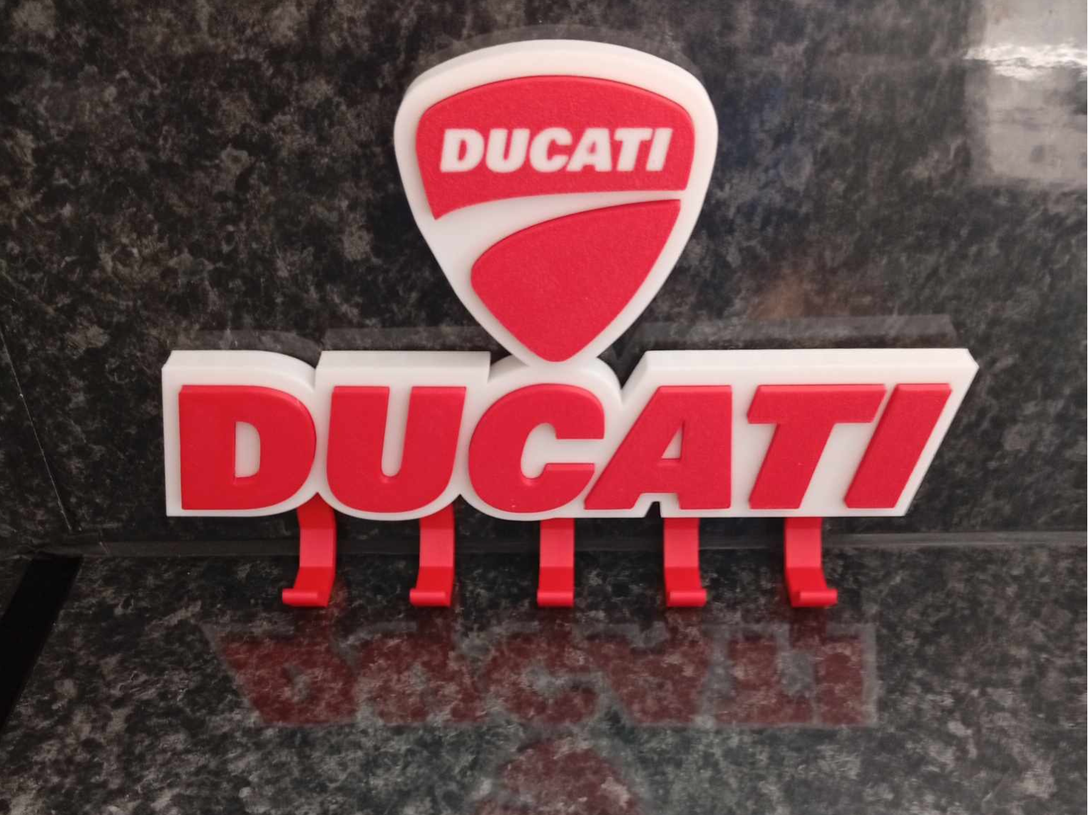 Porte clé mural ducati