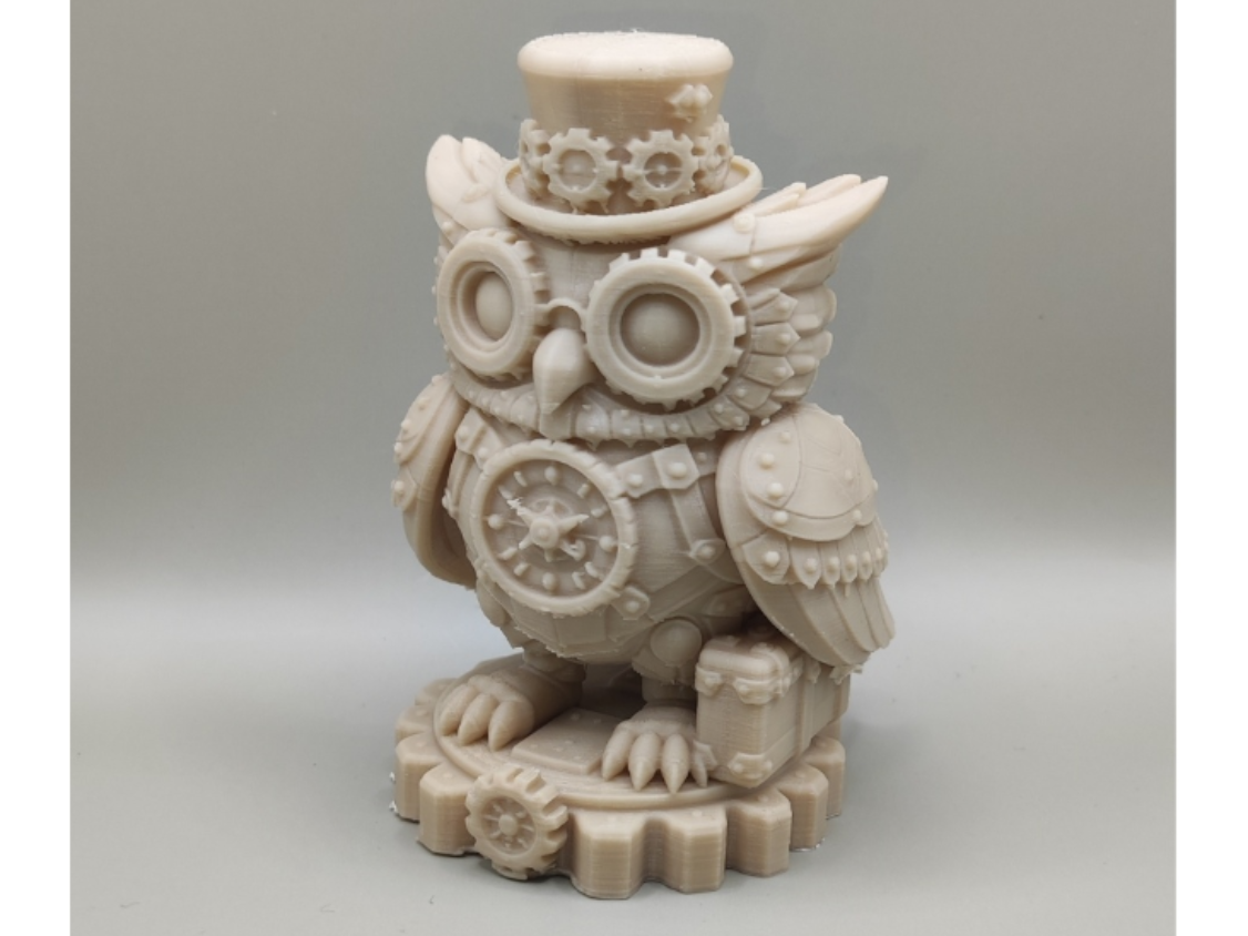 Steampunk Mechanical Owl figurine