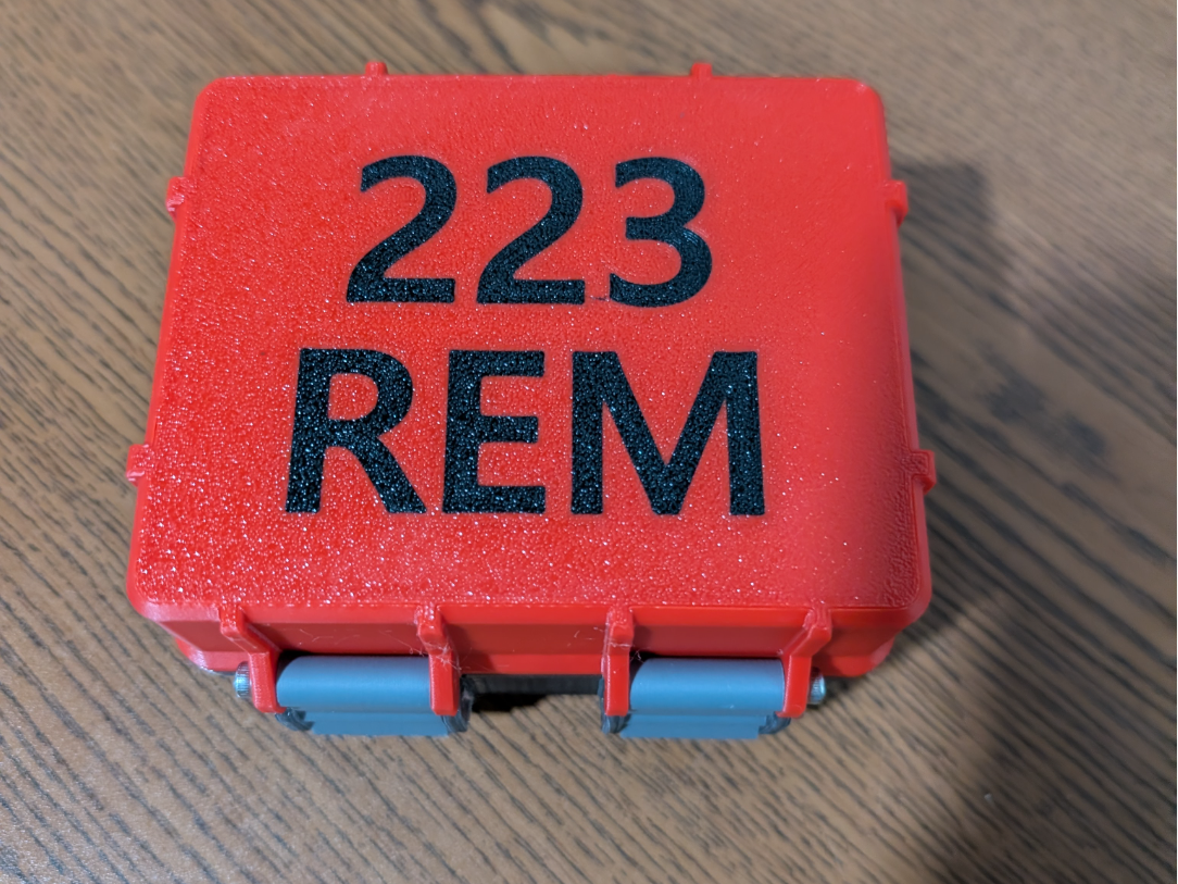 223 Remington 80rnd Ammo Box Lobe Style