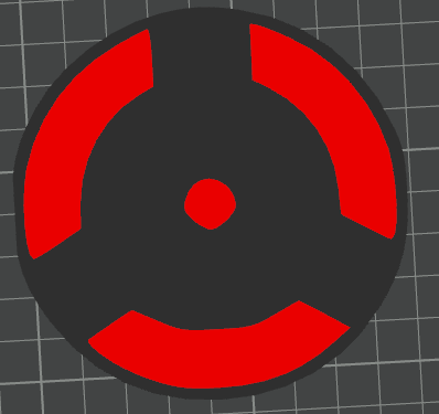 Izuna Sharingan coaster Naruto 93mm