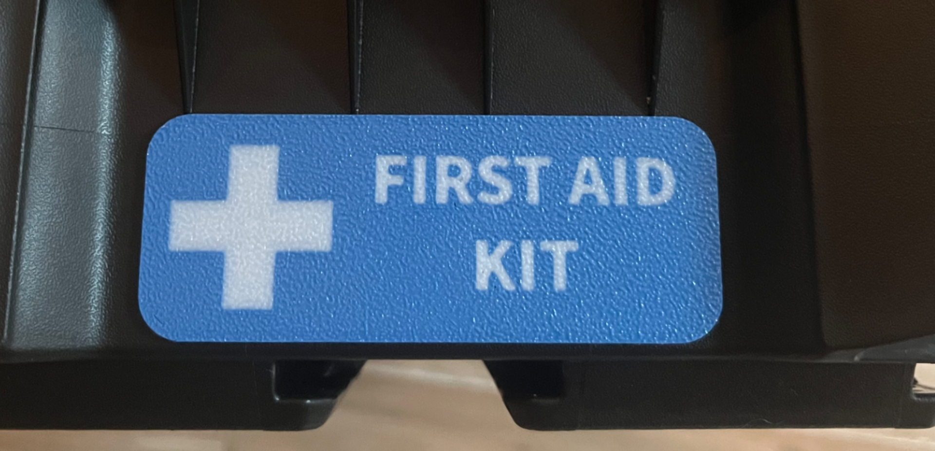 First Aid Sign with cross
