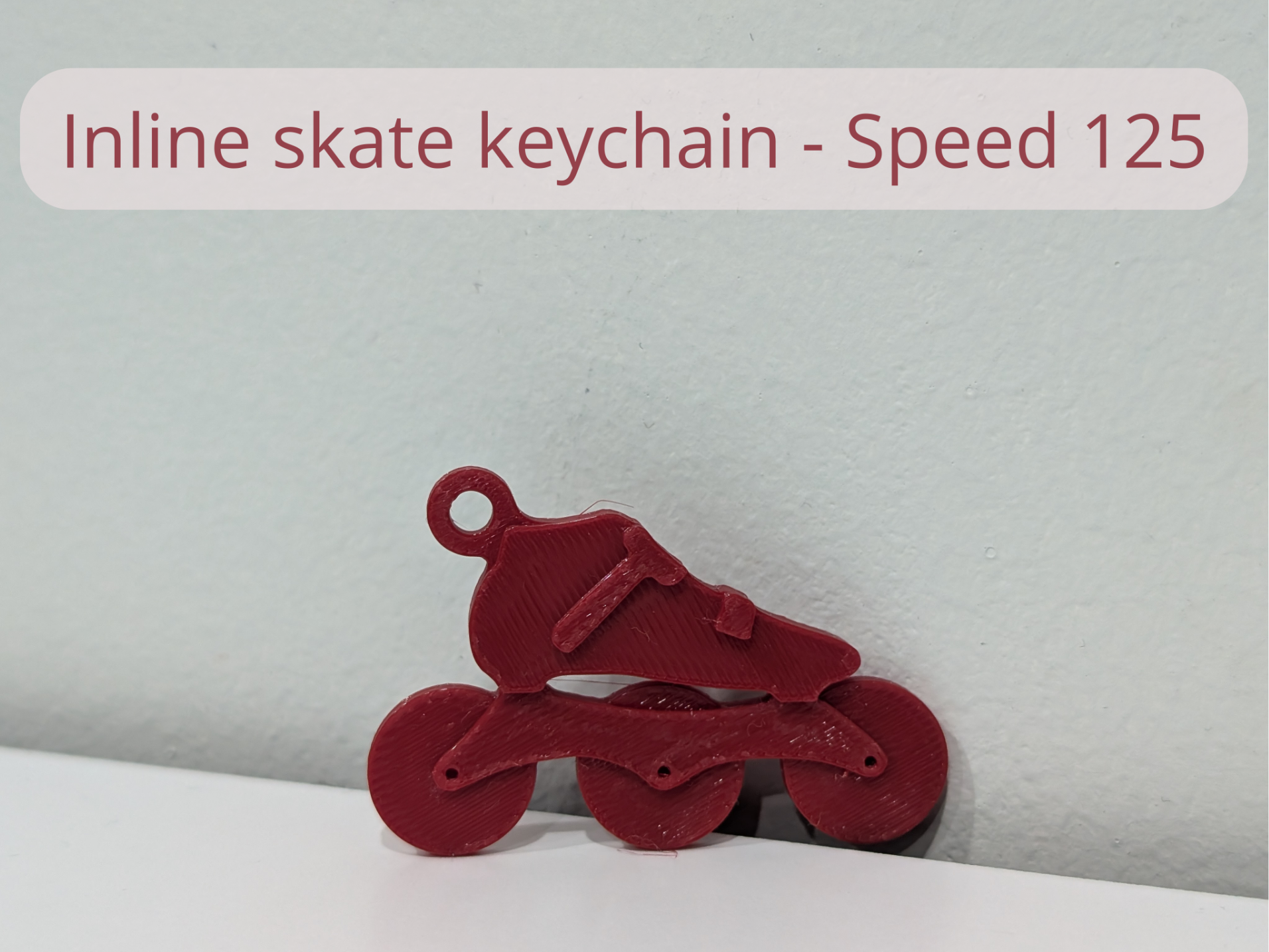 Inline skate keychain - Speed 125