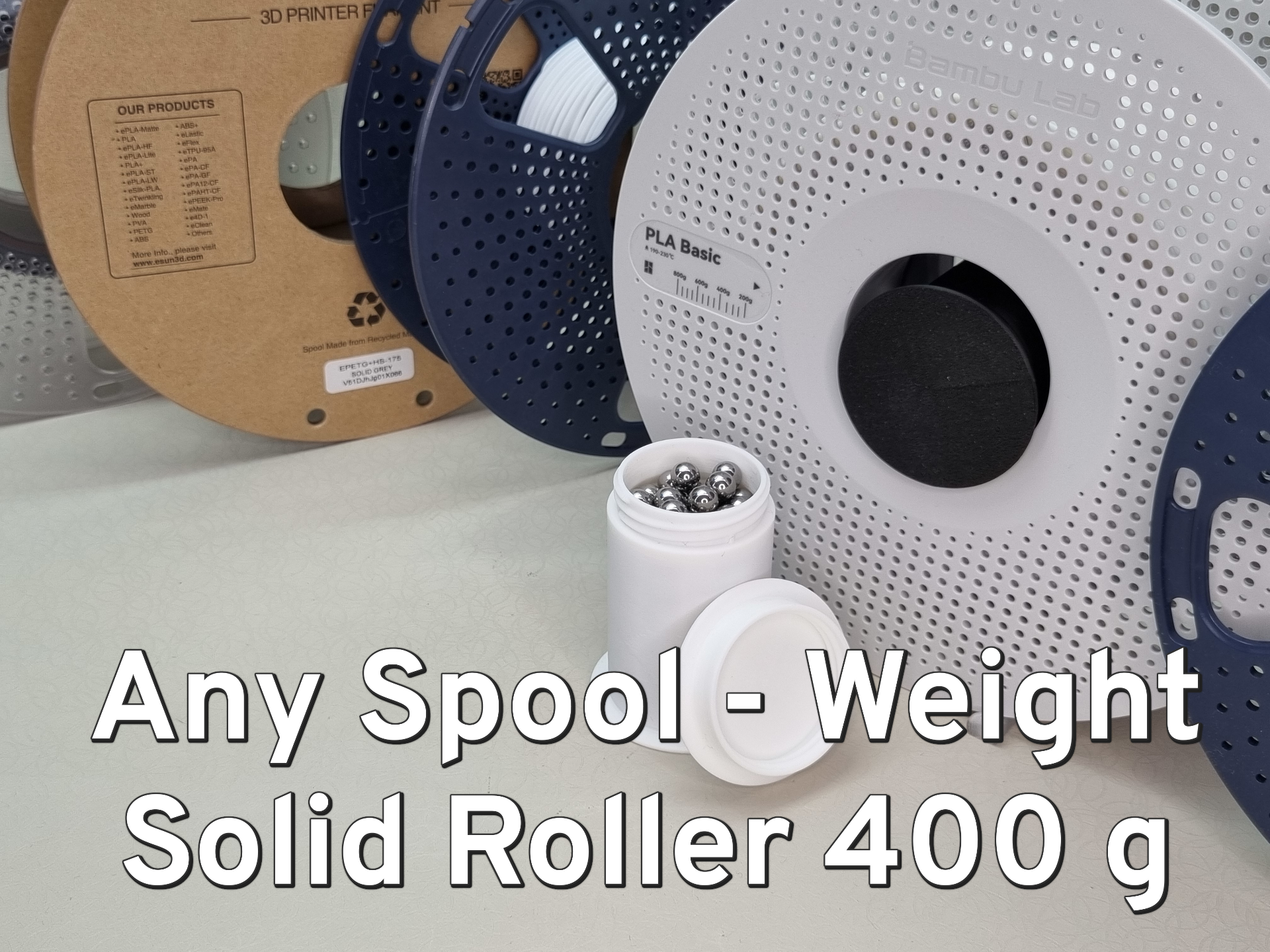 Universal Spool Weight ⧸ Core Insert for any AMS