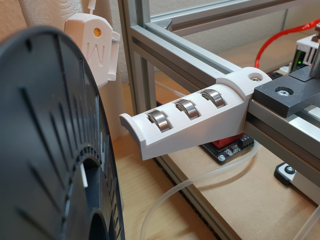 3030 Spool Holder / Mount for Hypercube Evolution using 608zz Bearings