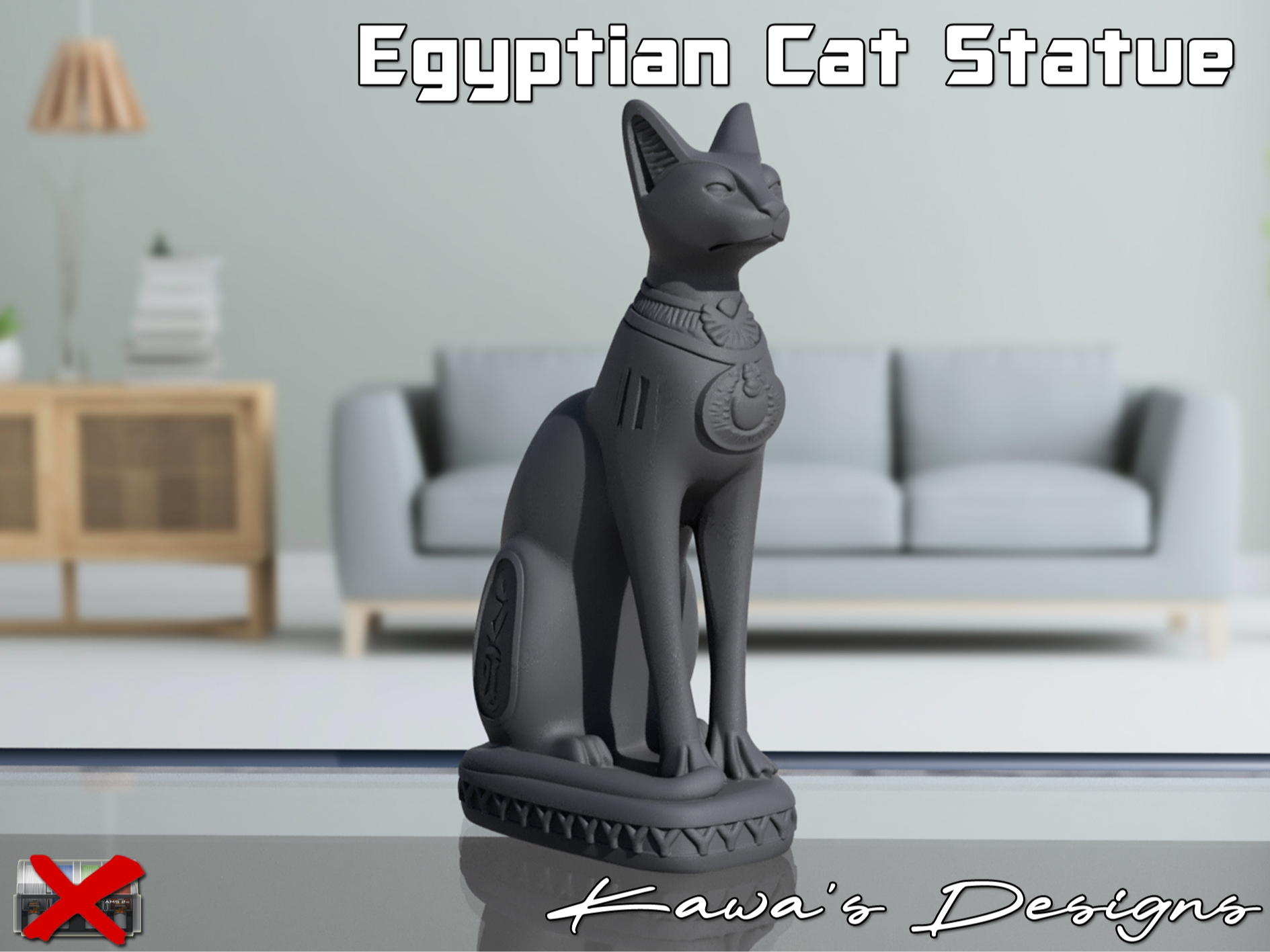 Egyptian Cat Statue