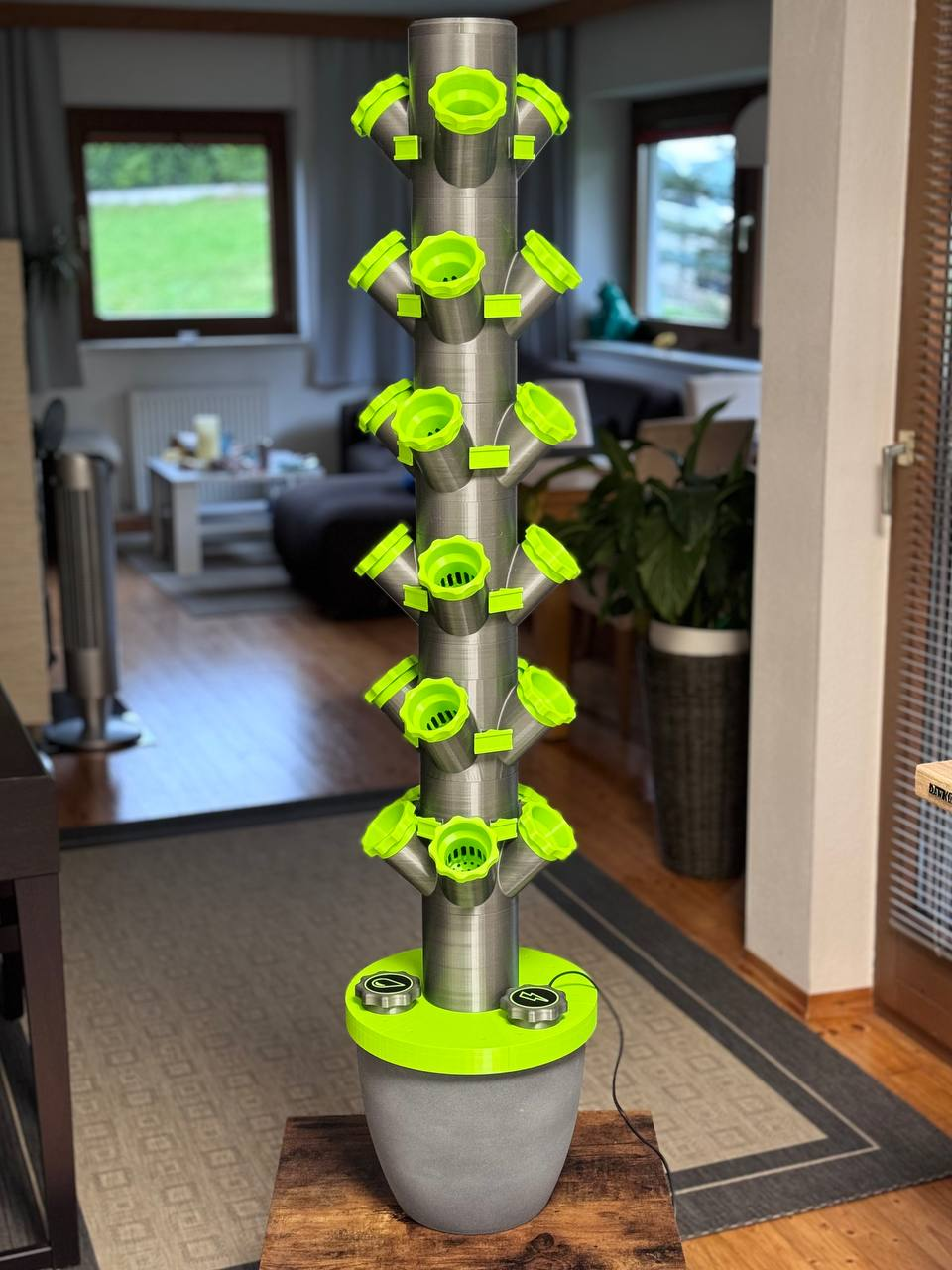 Hydroponic Tower - Complete (Revised)