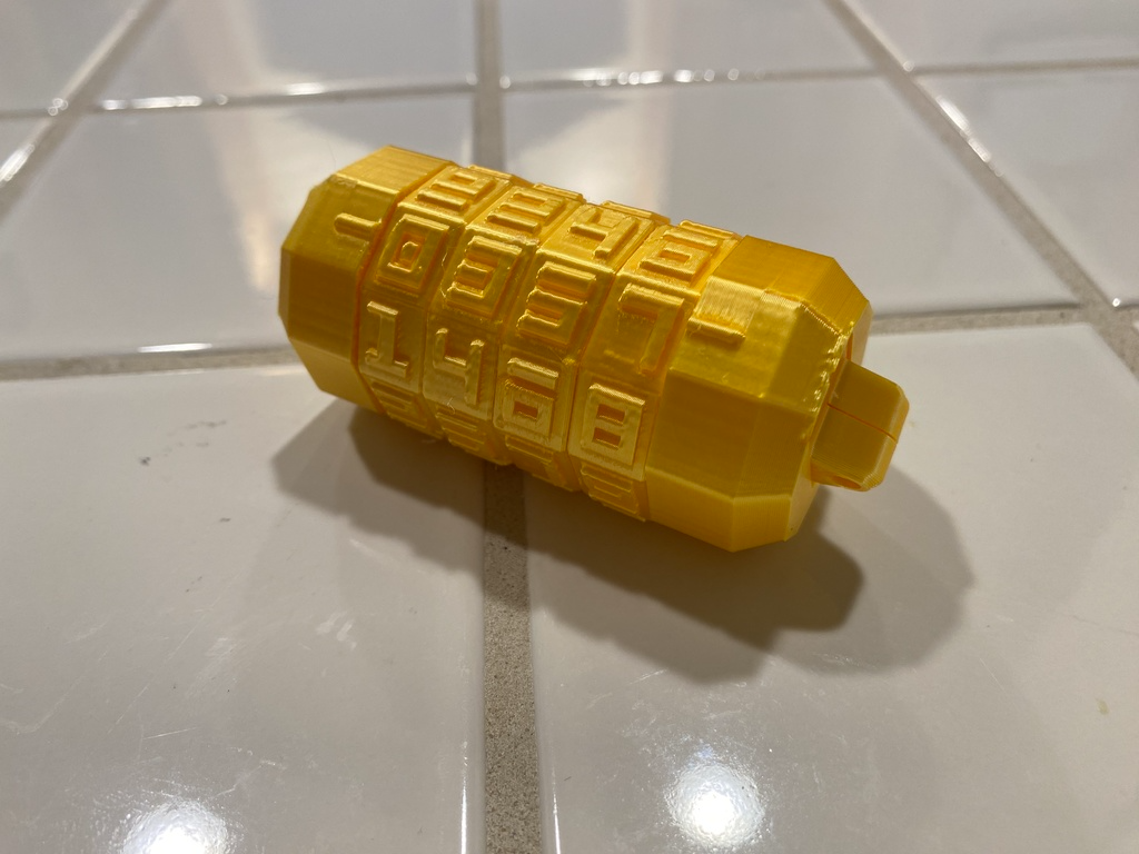 4 Ring Cryptex with Aurebesh Numbers