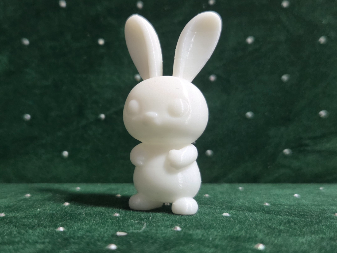 Cute Bunny – Minimal 3D Printed Figurine