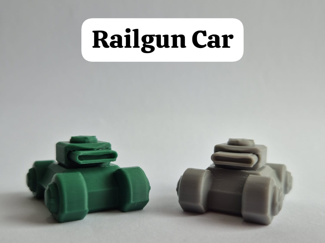 Mini Railgun Car - Minimal Supports