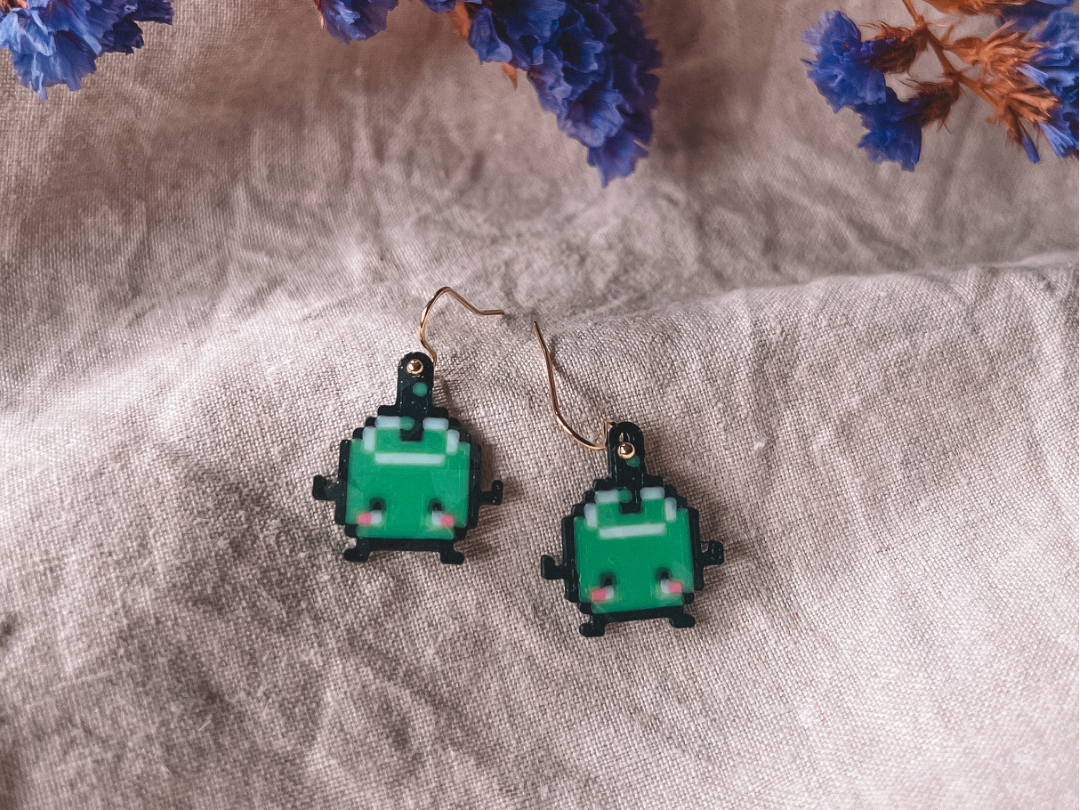 Stardew Valley Junimo Earrings