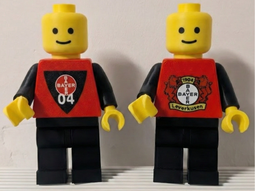 Grosser Brick Man - Bayer 04 Leverkusen - 20cm
