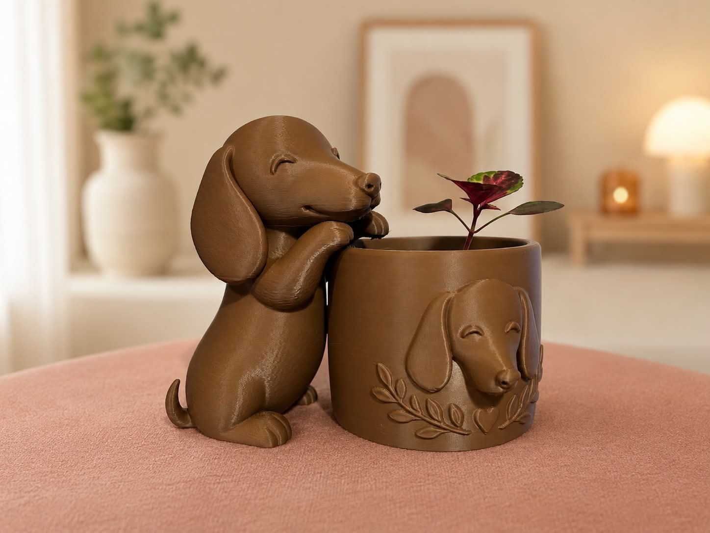 Cute Dachshund Planter