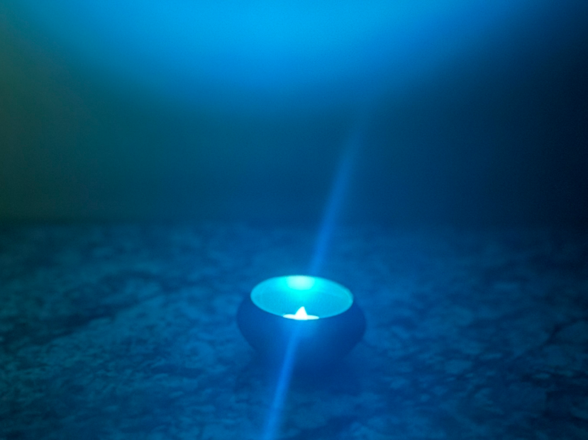 Spiral Design Led Tea Light Holder