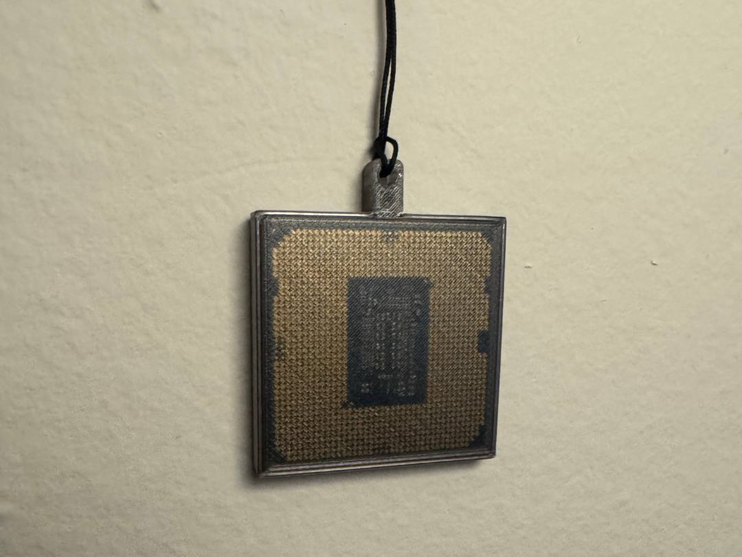 CPU necklace/keychain case