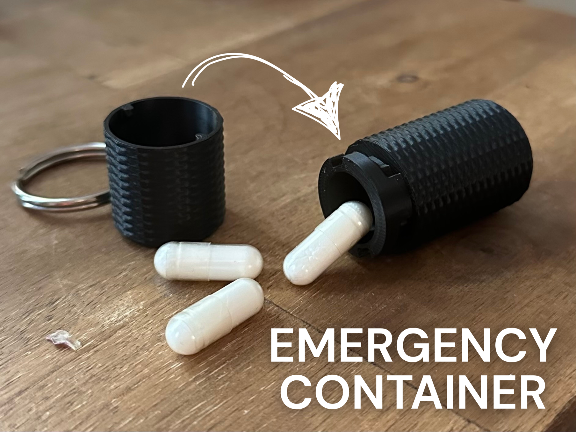Mini Travel Capsule Container