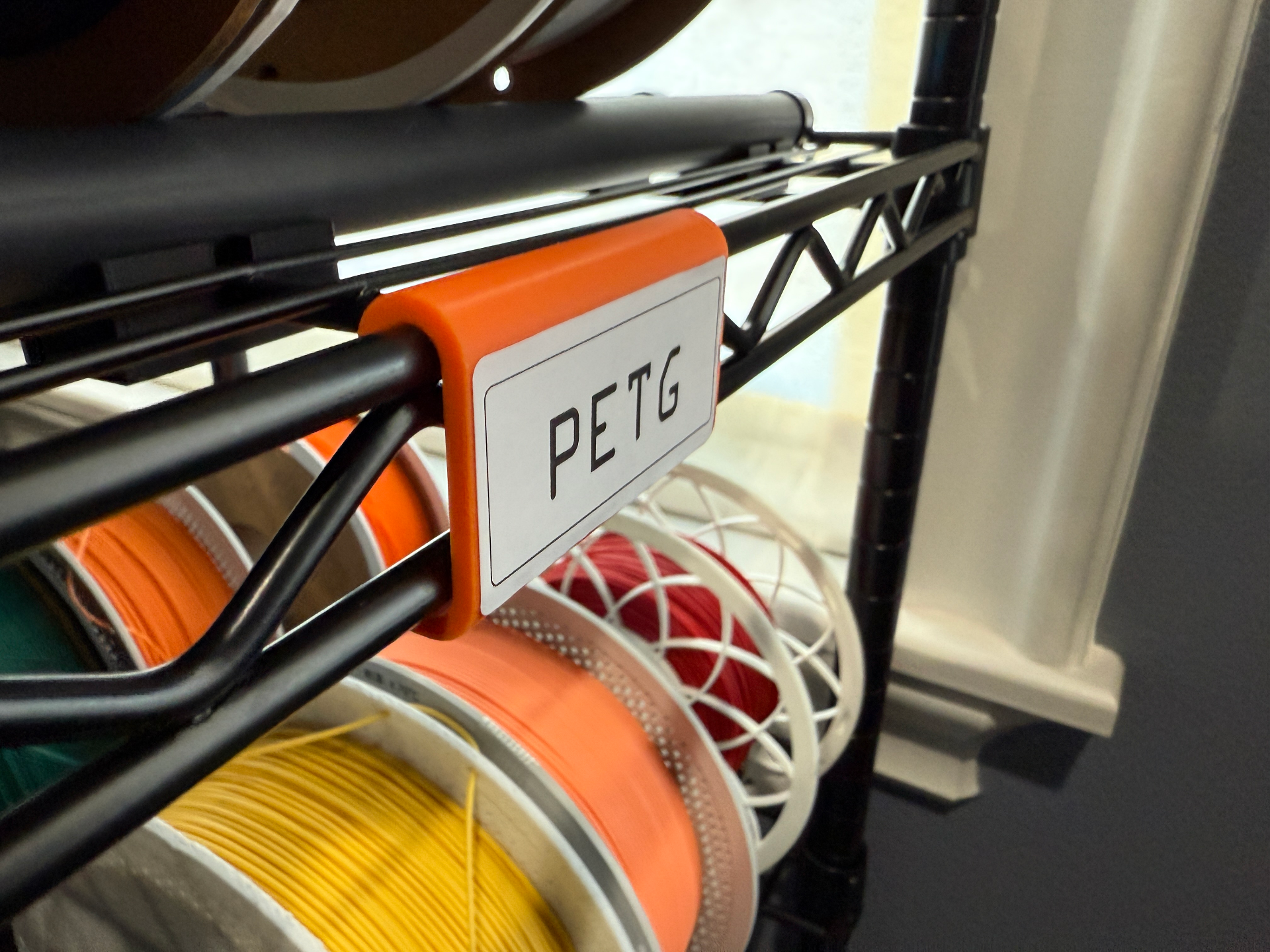 Metro Shelf / Wire Shelf Label Plate (Parametric)