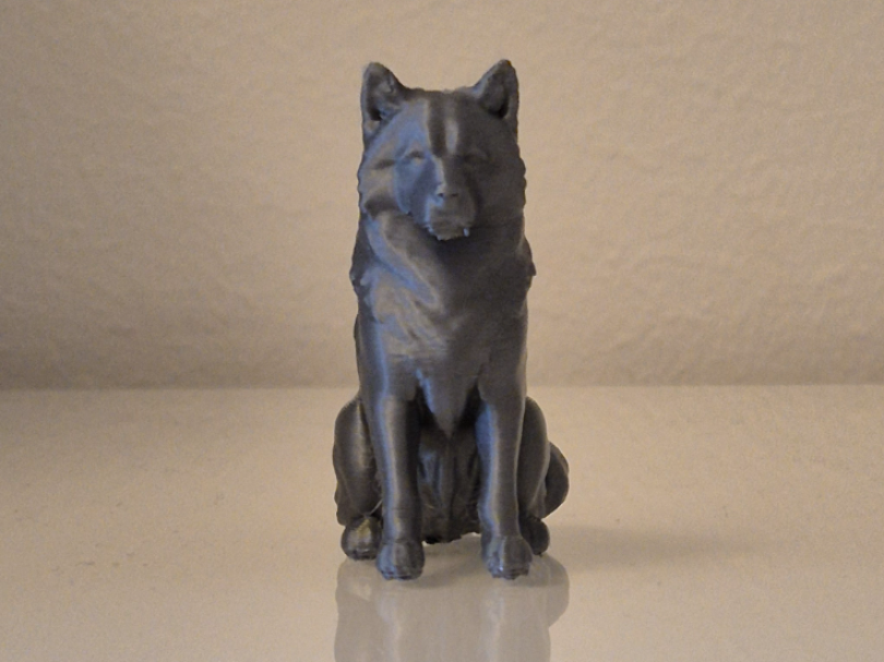 Alaskan Malamute – 3D Printable Dog Statue