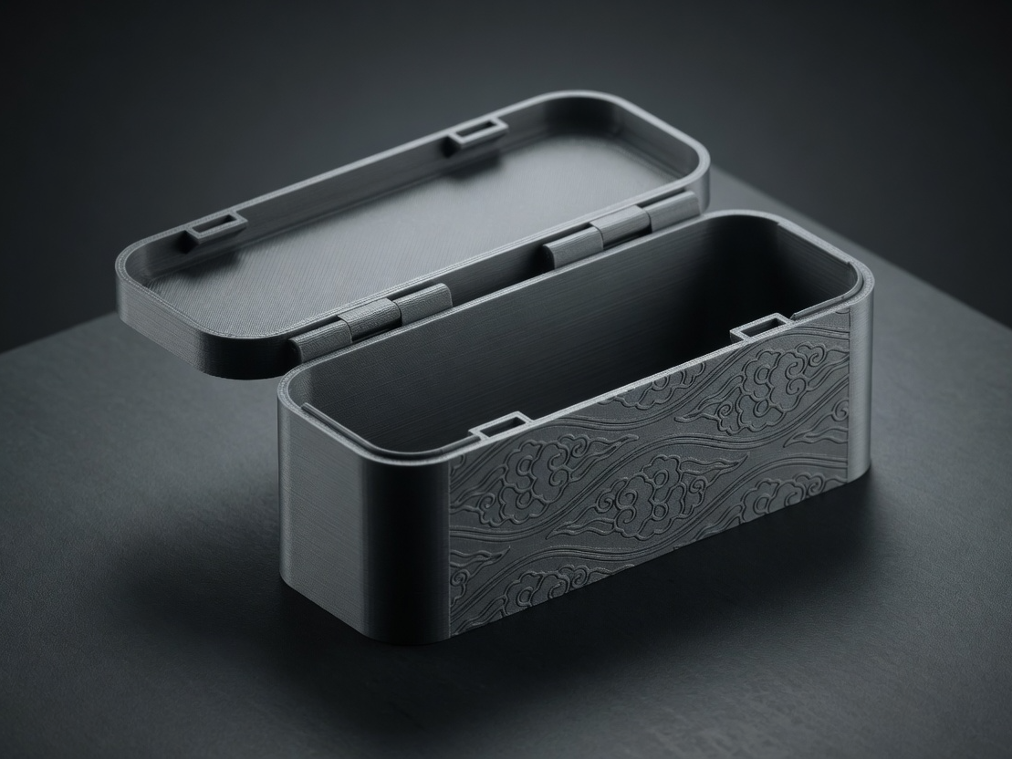 Magnetic Cloud Textured Organizer Box (No support)