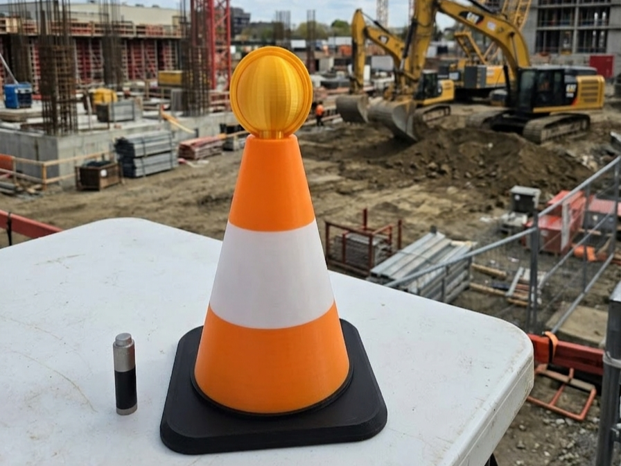Traffic Cone with Light