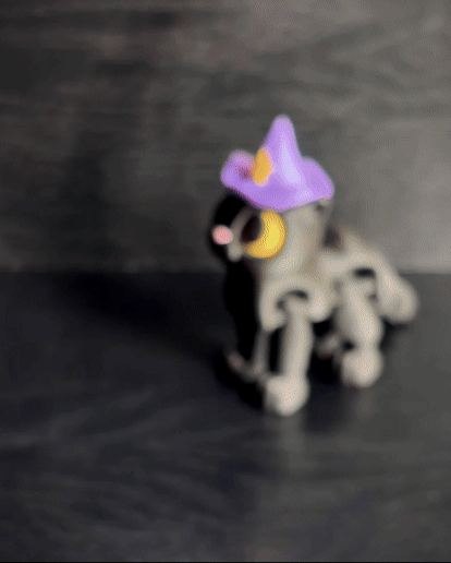 Rune the Witchy Kitty Flexi - Halloween
