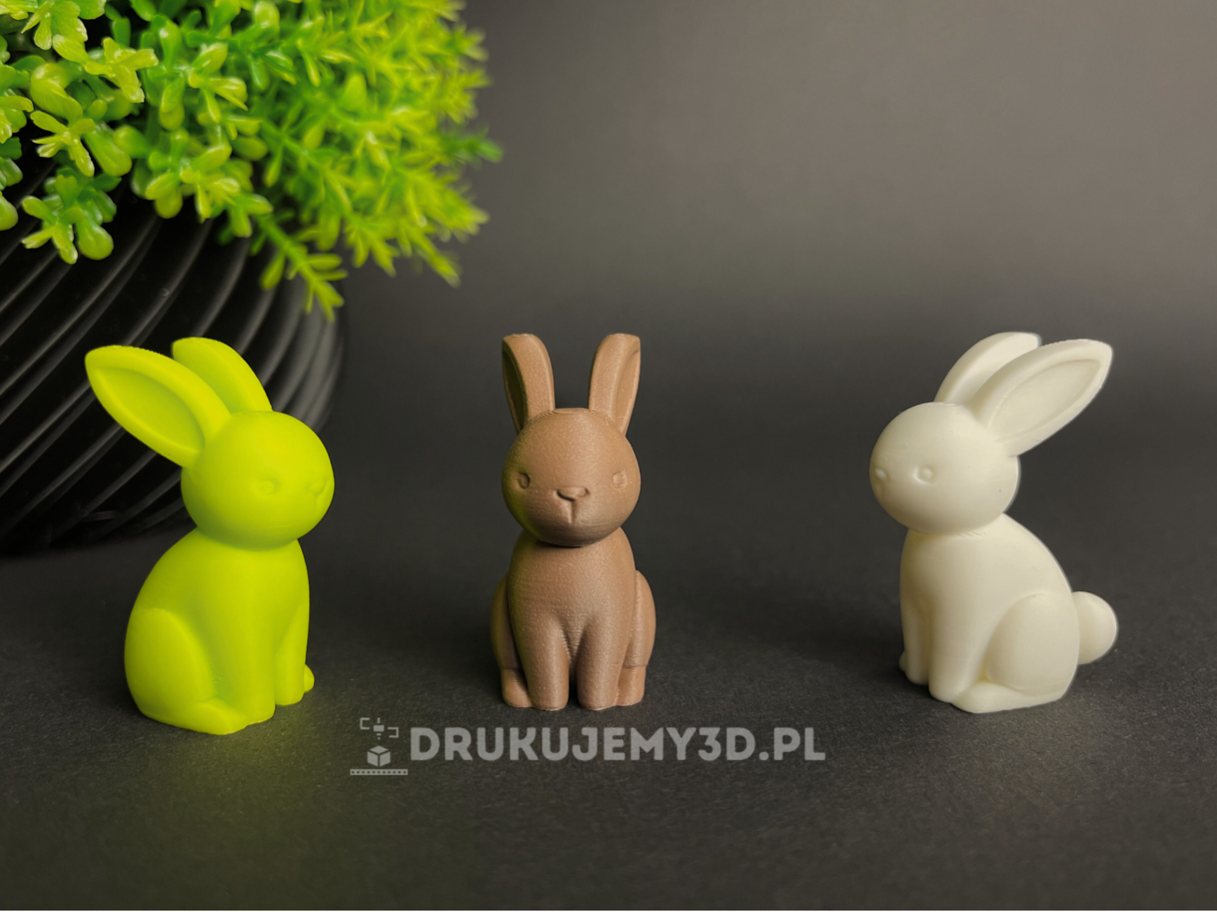 Tiny Sweet Modern Easter Bunny