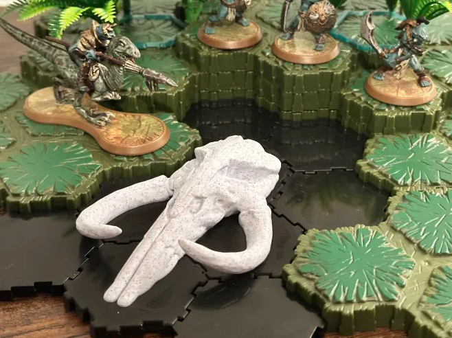 Heroscape Custom Terrain - Mythosaur Skull Tar Pit