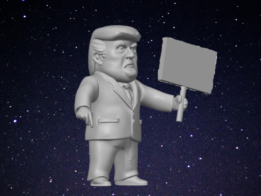 Rabble-Rouser Trump (customizable sign)
