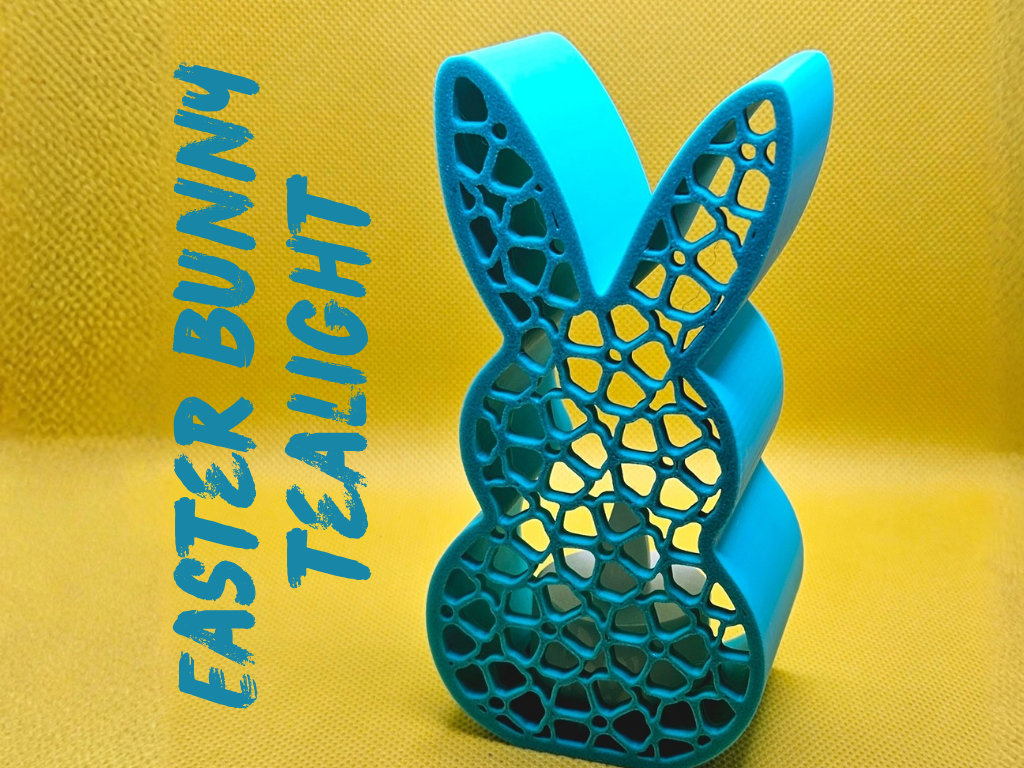 Easter Bunny Light Candle decor rabbit lamp LED