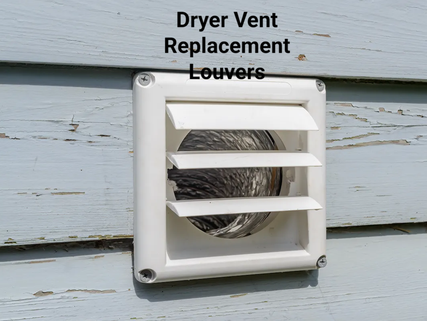 Dryer Exhaust Vent Replacement Louvers