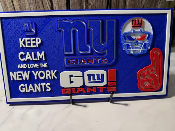 New York Giants “Keep Calm & Go Giants” Plate