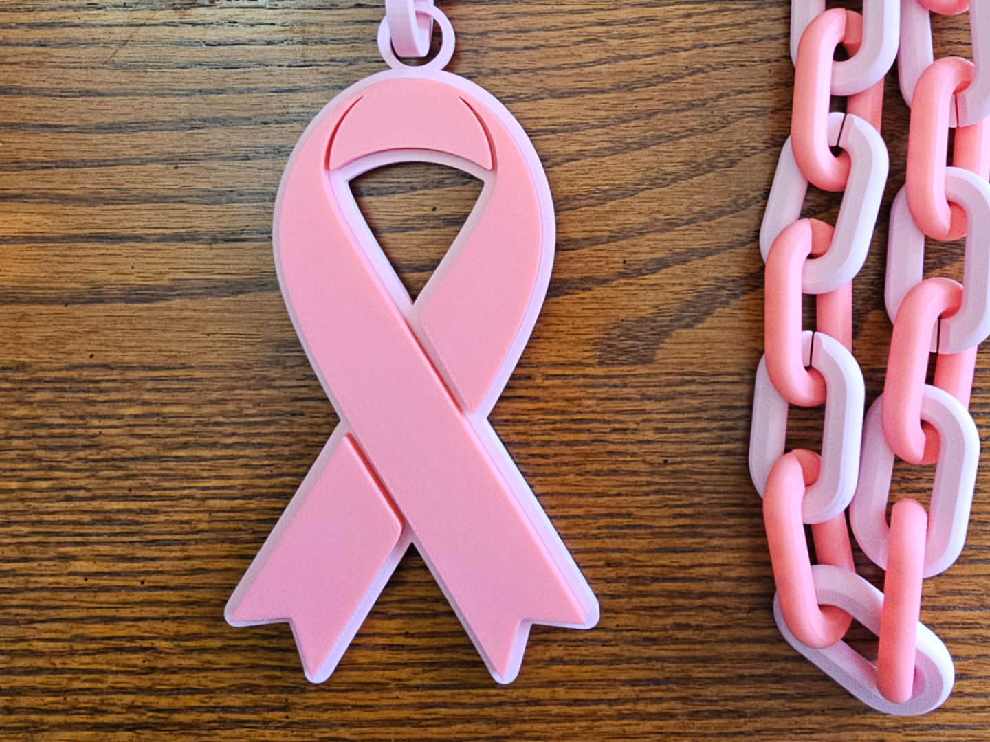 Breast Cancer Awareness Ribbon Pendant & keychains