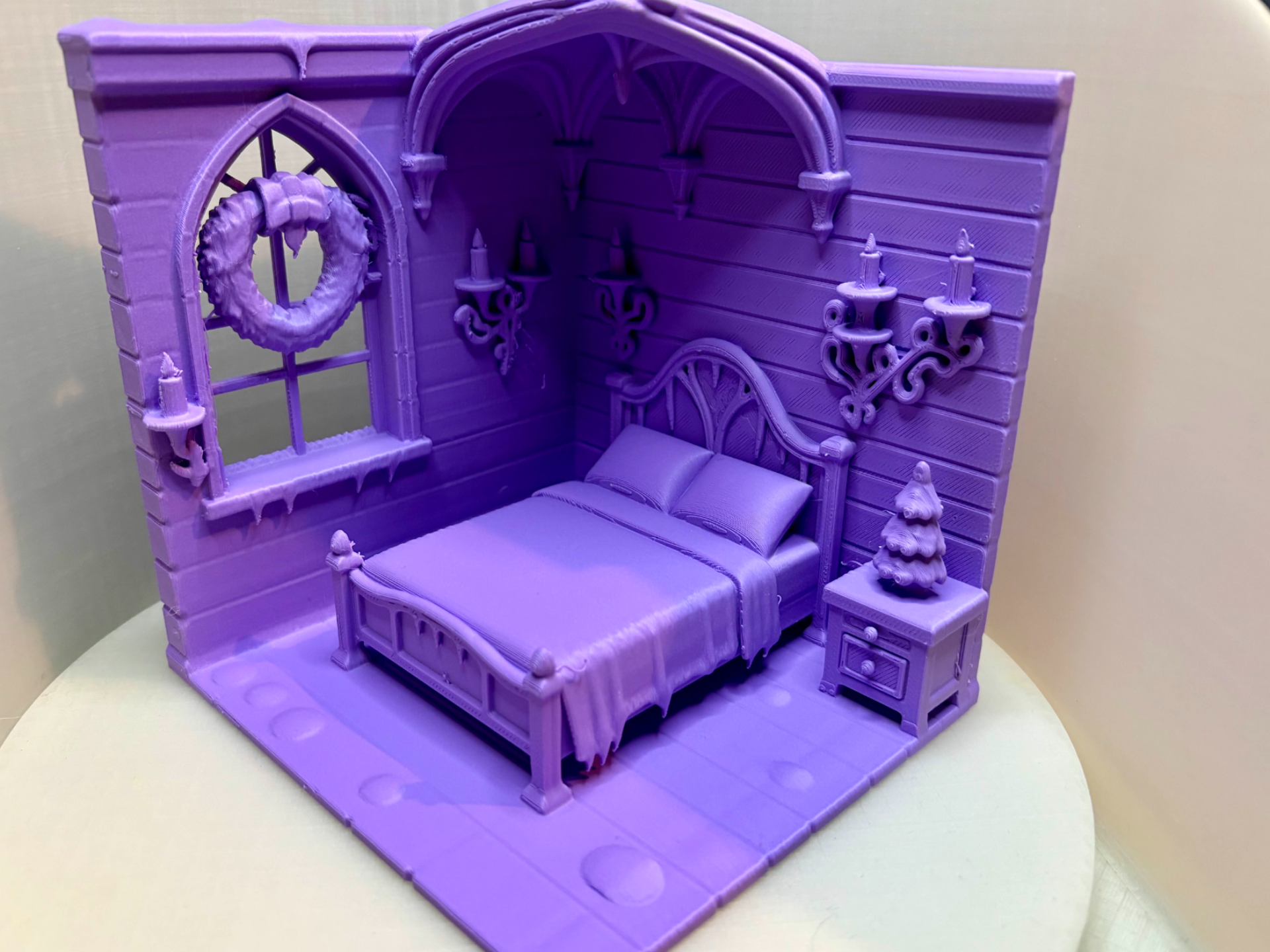 Gothic Winter Bedroom