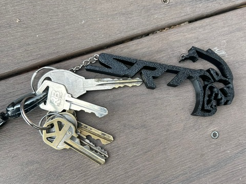 Hellcat SRT Dodge Keychain