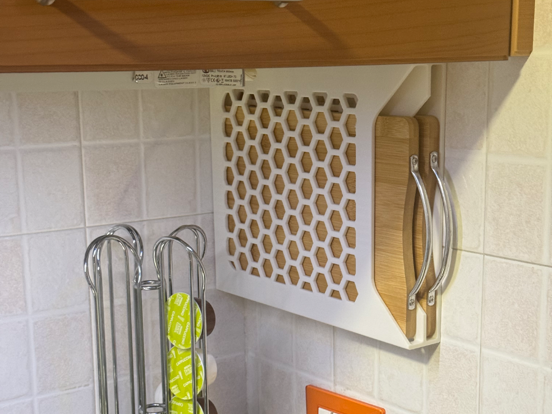 Wall-Mounted Cutting Board Holder