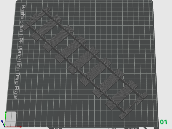 Double Straight Brick Track