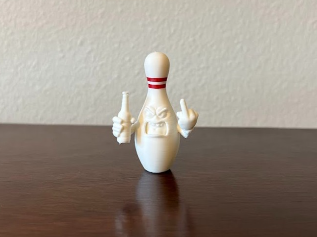 10 Pin with a Beer Bowling Pin