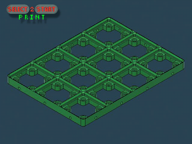 Gridfinity Base | Skelet | 4x3 | select2stertPrint