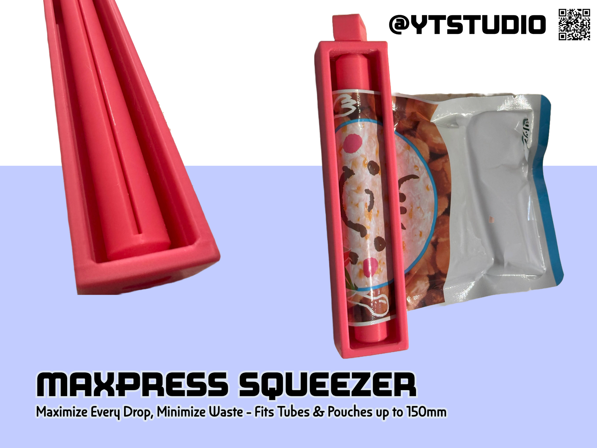 MaxPress Squeezer (Tubes & Pouches up to 150mm)