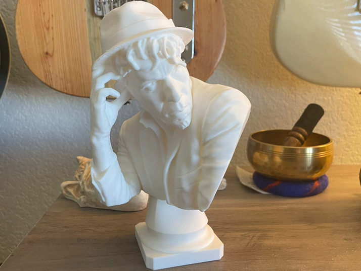 Tom Waits bust