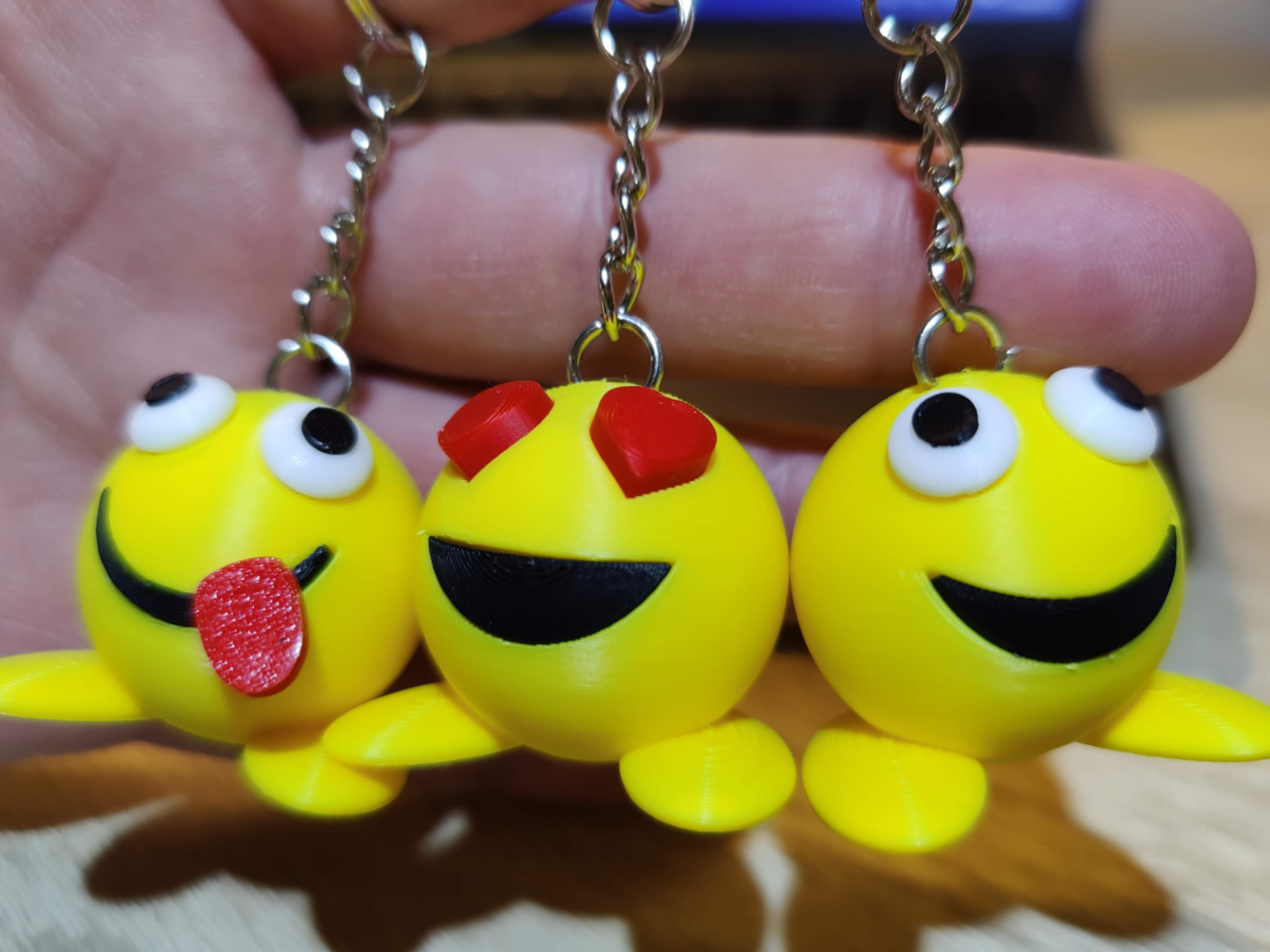 Emoji keychain