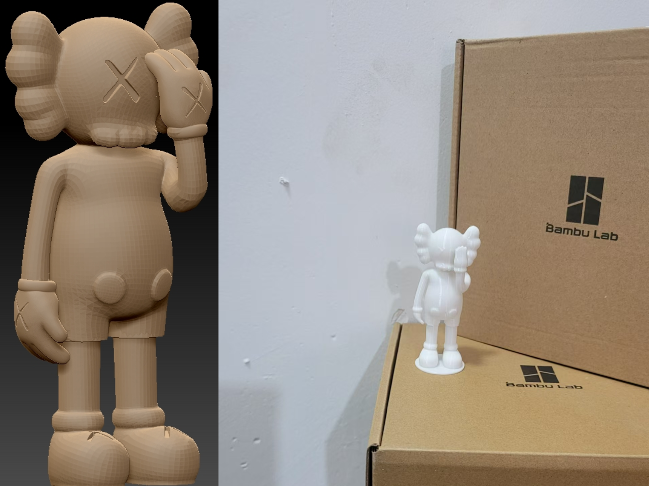 Kaws Companion Bear classic Masking face inside