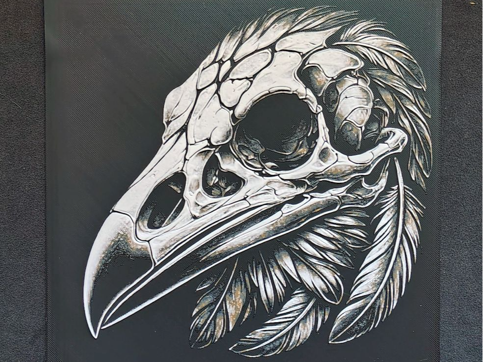Feathered death HueForge