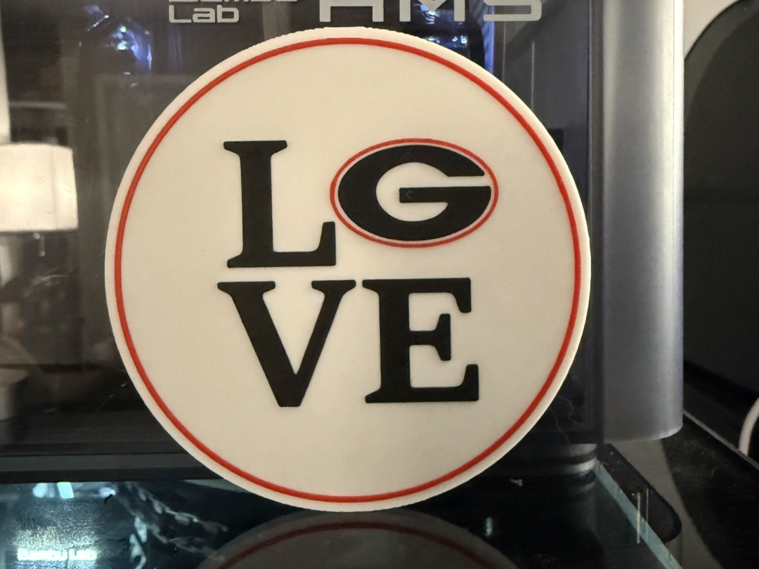 LOVE UGA - Coaster