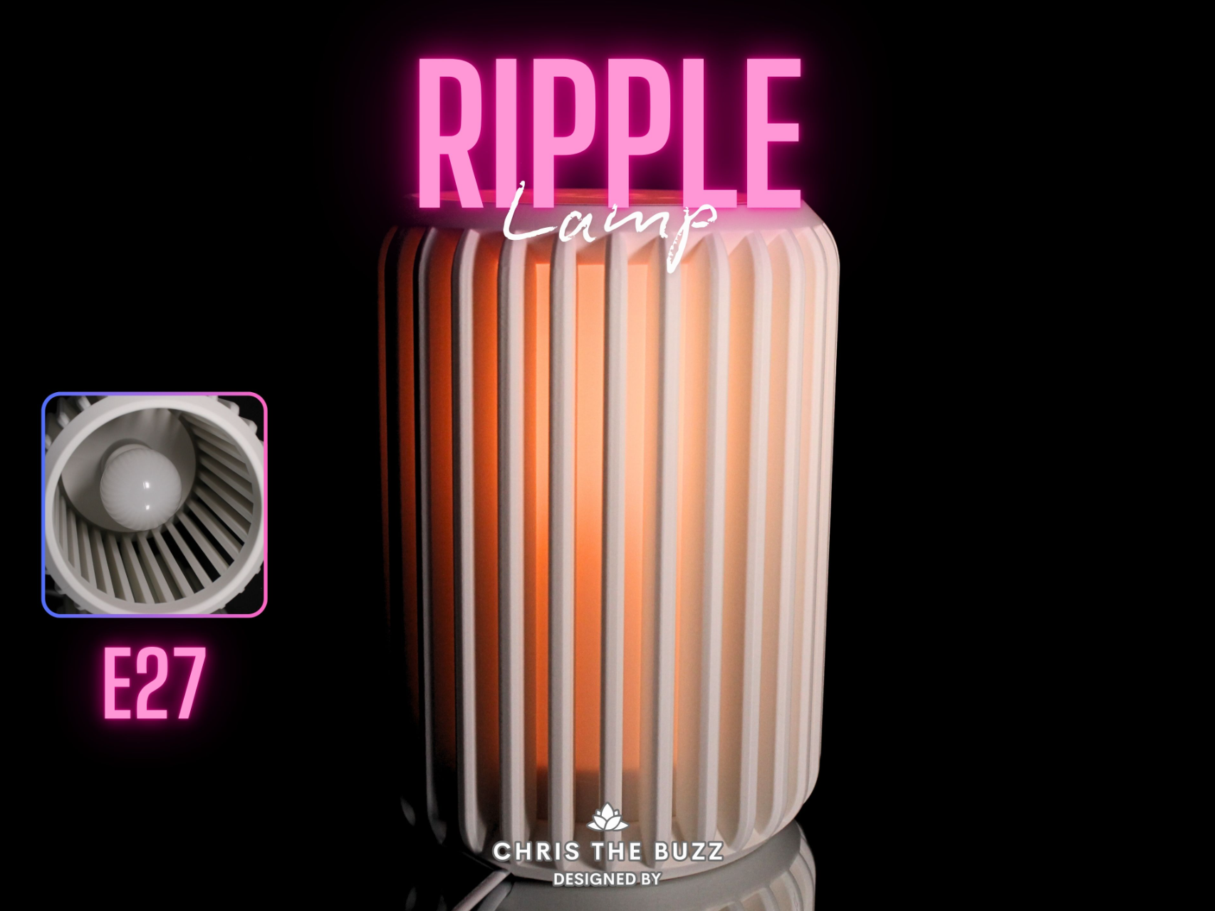 Ripple Lamp – Soft Light, Strong Design