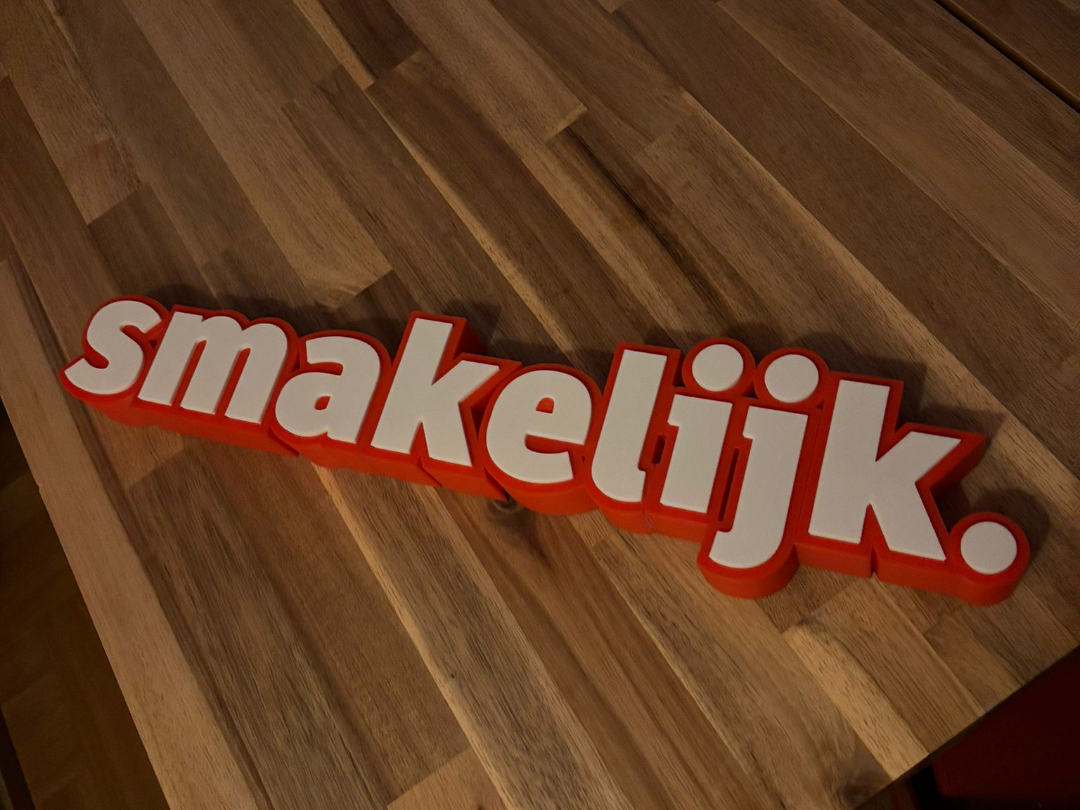 Lettering Sign with optional light - Smakelijk.